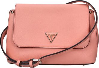 Guess Tassen, Dames, Roze, ONE Size, Leer, Meridian Triangle Logo Crossbody