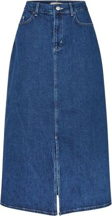 Masai Gonna Maxi in Denim - - Skirts - Donna - Blu - L