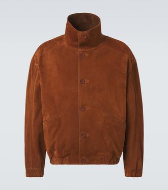 Ermenegildo Zegna Suede bomber jacket