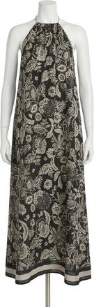 Z Supply Viento Luz Floral Midi Dress In Black