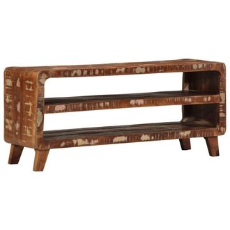Berkfield Home TV Cabinet 105x46x32 cm Solid Wood Reclaimed in Brown | Size: 105 x 46 x 32 cm