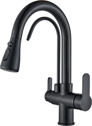 OEM Grifo De Cocina De &Oacute;smosis Inversa De 3 V&iacute;as, Grifo De Cocina De &Oacute;smosis Inversa De 2 Palancas, Grifo De Fregadero Giratorio De 360&deg;, Rociador Extra&iacute;b