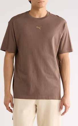 Puma Cat Relaxed Cotton T-Shirt in Flat Bronze at Nordstrom Rack, Size X-Large