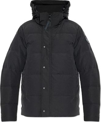 Canada Goose Wyndham Puffer Jacket - Heren - Gewatteerde jassen - Zwart - S - Katoen - Jassen