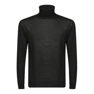 Daniele Fiesoli Luxurious Black Knitwear Aw24 - male - Daniele Fiesoli - Turtlenecks - Black - M - Knitwear