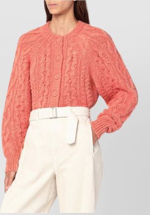 Isabel Marant cable knit crew neck top