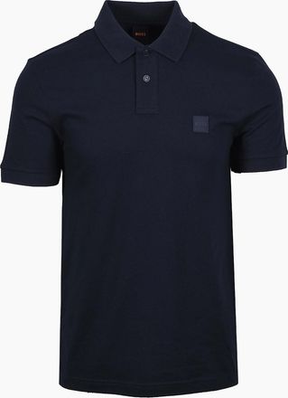 HUGO BOSS Mens Boss Orange PASSENGER POLO DARK BLUE - Navy - Size: 40