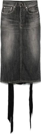 Balenciaga Dames, Rokken, Grijs, Maat: XS Denim