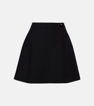 Valentino Crepe Couture miniskirt