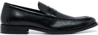 Uncut CLARKE Round Toe Penny Loafer in Black Pu at Nordstrom, Size 12