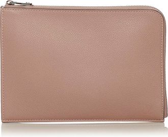 Louis Vuitton Pre-owned Womens Zip Around Leather Wallet - Tan - One Size