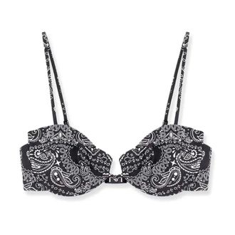 MC2 Saint Barth Bikinis, female, Black, Size: L Amira Balconette Bikini Top