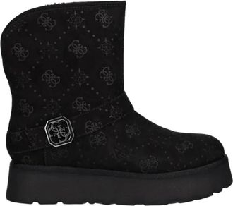 Guess Winter Boot - Dames - Winterlaarzen - Zwart - 39 EU - Leer - Schoenen