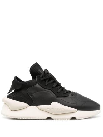 Yohji Yamamoto Kaiwa leather sneakers - Black