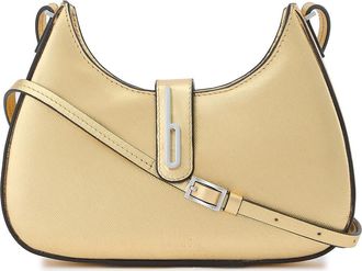 Behno Mini Leena Metallic Leather Crossbody Bag in Gold at Nordstrom