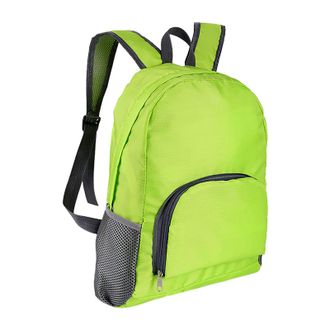 Generic Leisure Large Capacity Outdoor Lightweight Water Proof Foldable Backpack Cookies Smell Proof Backpack (Green, One Size)