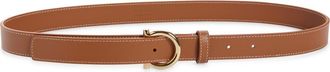 Ferragamo Donna Gancio Leather Belt in Naturale Resort at Nordstrom, Size 100