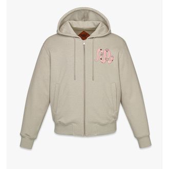 MCM Year of the Snake Boucl&eacute; Zip Hoodie