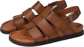 Allen Edmonds Damien Fisherman Sandals Mens Sandals Luggage Leather : 8.5 D (M), Suede