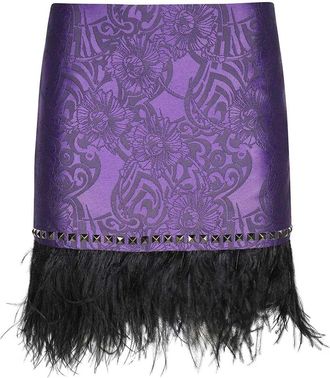 John Richmond Jacquard Skirt