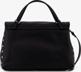Zanellato Womens Crossbody Bag Postina S Leather Black Shoulder
