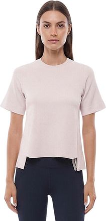 Stella McCartney Pink Solid Crew Neck T-Shirt