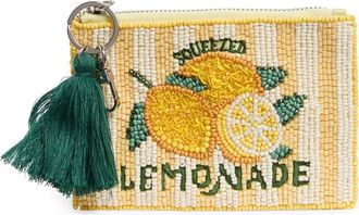 Collection XIIX Squeezed Lemonade Beaded Coin Pouch in Yellow at Nordstrom Rack