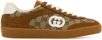 Gucci Brown G74 Logo Sneakers
