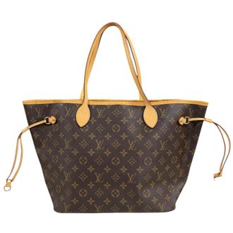Louis Vuitton Brown Monogram Canvas Tote Bag (Pre-Owned)
