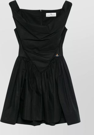 Vivienne Westwood cotton sweetheart neck sleeveless mini dress