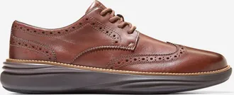 Cole Haan Mens &Oslash;riginal Grand Horizon Wingtip Oxford Shoes - Brown Size 10.5