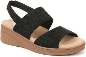 Life Stride Festive Slingback Platform Wedge Sandal - Wide Width Available in Black at Nordstrom Rack, Size 9.5