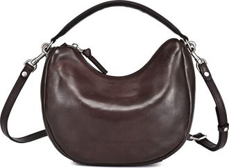 OLD TREND Dahlia Genuine Leather Soft Everyday Hobo Bag in Taupe at Nordstrom