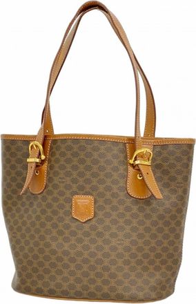 Celine Brown Pvc Tote Bag (Pre-Owned)