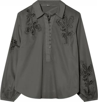 Gustav Blouse - Dames - Blouses - Groen - L - Overhemden