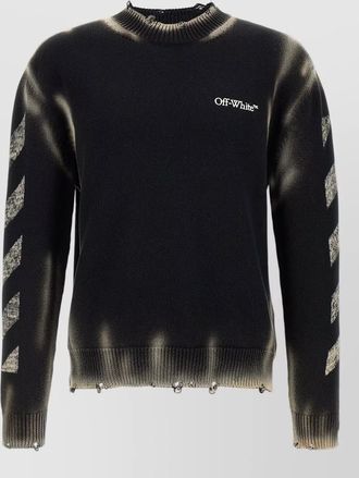 Off-white cotton sweater