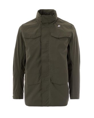 K-Way Green Lichen Manuel Stretch Nylon Jacket