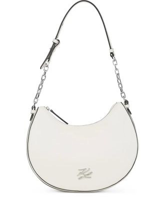 Karl Lagerfeld medium K/Autograph shoulder bag - women - Calf Leather - One Size - Neutrals