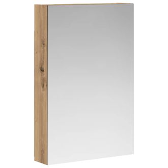 vidaXL Armario Con Espejo De Ba&ntilde;o Roble Artisan 40 X 10,5 X 60,5 Cm Vidaxl