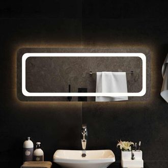 vidaXL Espejo De Ba&ntilde;o Con Led 100x40 Cm Vidaxl