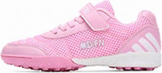 Generic Unisex Comfortable Breathable Football Sneakers - Indoor Outdoor Anti-Slip Training Soccer Shoes for Beginners (Pink,6.5)
