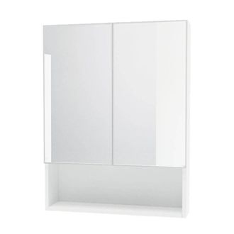 OEM Specchiera Da Bagno Doppia Anta 933 Cm 62 X 15,5 X H.81