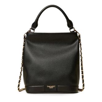 Twinset Dames, Tassen, Zwart, Maat: ONE Size Leer