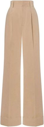 Philosophy di Lorenzo Serafini Stijlvolle broeken voor een chique look - Dames - Wijde Broeken - Beige - 2XS - Broeken