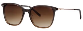 Humphrey's Sonnenbrille HUMPHREY&acute;S EYEWEAR Modell 585346, Damen, grau, braun verlauf, leicht transparent, Sonnenbrillen Sonnenbrille, Form Karree/Soft, Logoschri