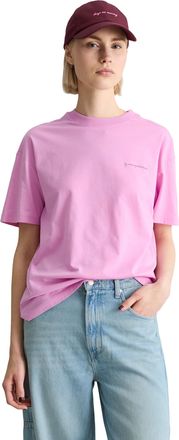 Marc O'Polo Denim T-Shirt MARC OPOLO DENIM, Damen, Gr. XL, pale bubblegum, Jersey, Obermaterial: 100% Baumwolle, relaxed fit normal, Rundhals, Shirts T-Shirt, relaxed m