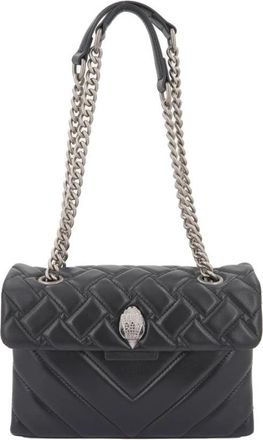 Kurt Geiger Leather Kensington X BA Schoudertas - Dames - Schoudertassen - Zwart - ONE Size - Leer - Tassen