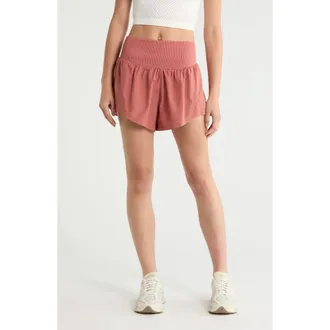 Free People FP Movement Carpe Diem Water Resistant Shorts in Fried Clay at Nordstrom, Size X-Large