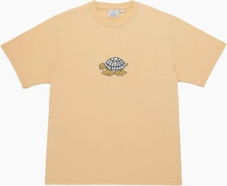 Gramicci Mens Gramicci Turtle T-Shirt - Orange/Yellow - Size: 40