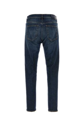 Pantaloni Torino Mens Stretch Denim Jeans Lightblue Exterior: Cotton Elastane